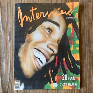 20th Anniversary - Ziggy Marley - Interview mag - Capote Madonna Lauper
